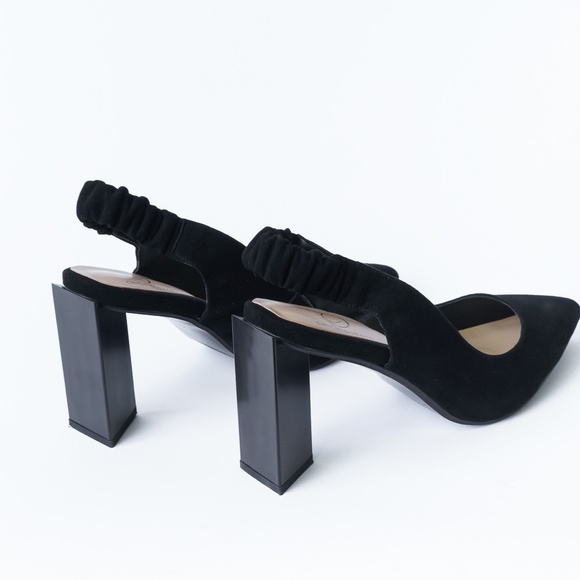 Suede leather sling backs - Picture 5 of 5